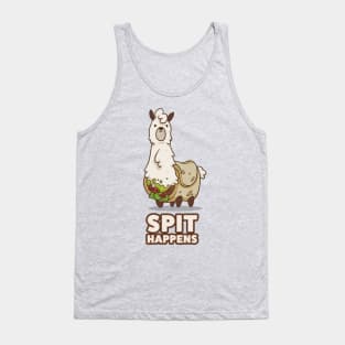 Alpaca Burrito - Spit Happens Tank Top